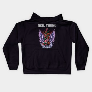 NEIL YOUNG. BAND Kids Hoodie